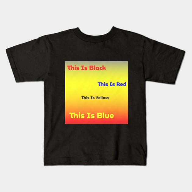 colors gradient Kids T-Shirt by Sch_39
